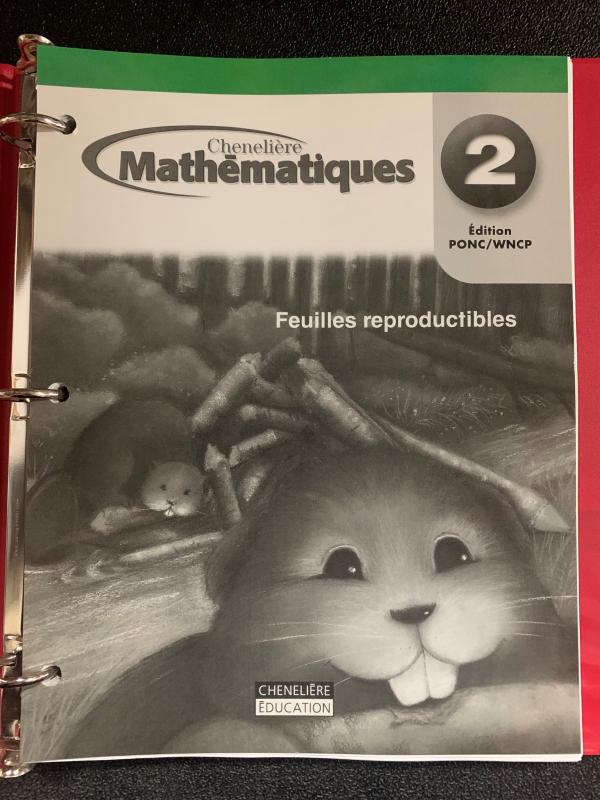 Mathematiques 2 WNCP Feuilles Reproducti