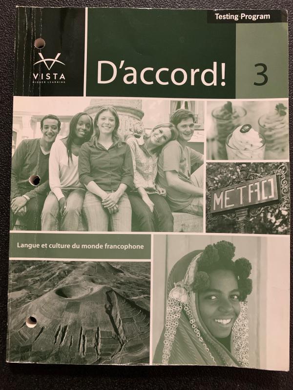D'accord 3 Testing Program