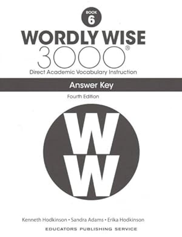 Wordly Wise 3000 4/E Student Book 6 Ak