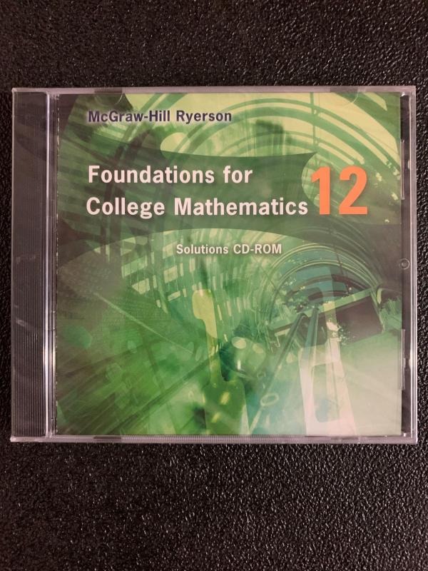 Foundations for College Mathematics 12