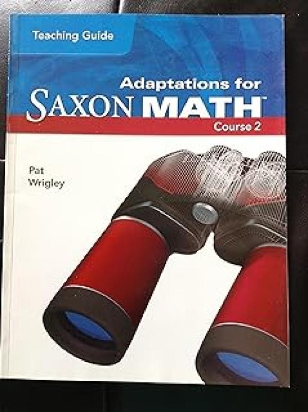 Saxon Math Course 2 Adaptations TG
