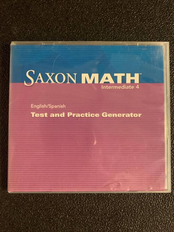 Saxon Math Intermediate 4: Test & Practi