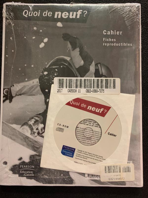 Quoi De Neuf? Cahier BLM with Cahier CD