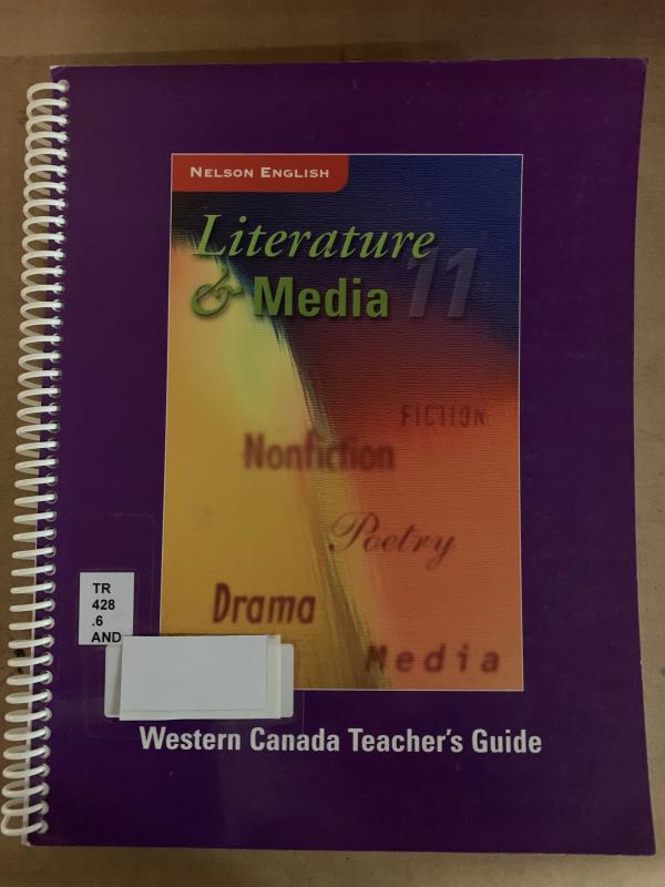 Literature and Media 11 TR Western Ed