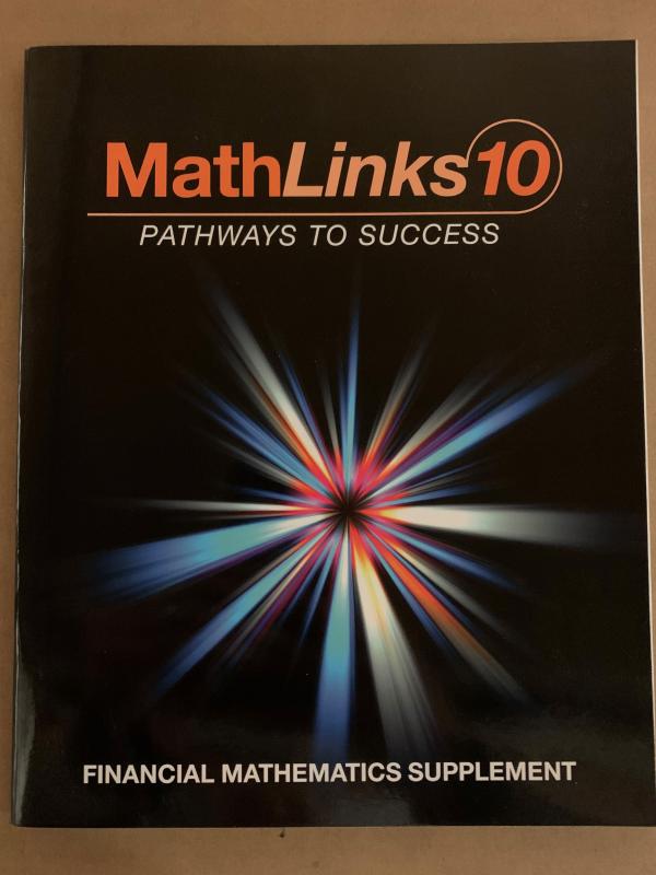 Mathlinks 10 Pathways to Success Financi
