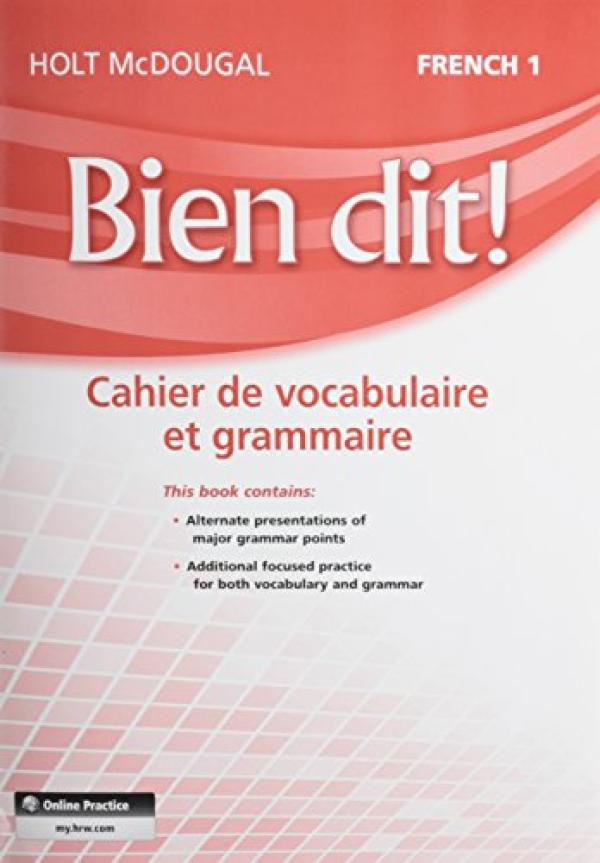 Bien Dit 1 Vocab & Grammar WB