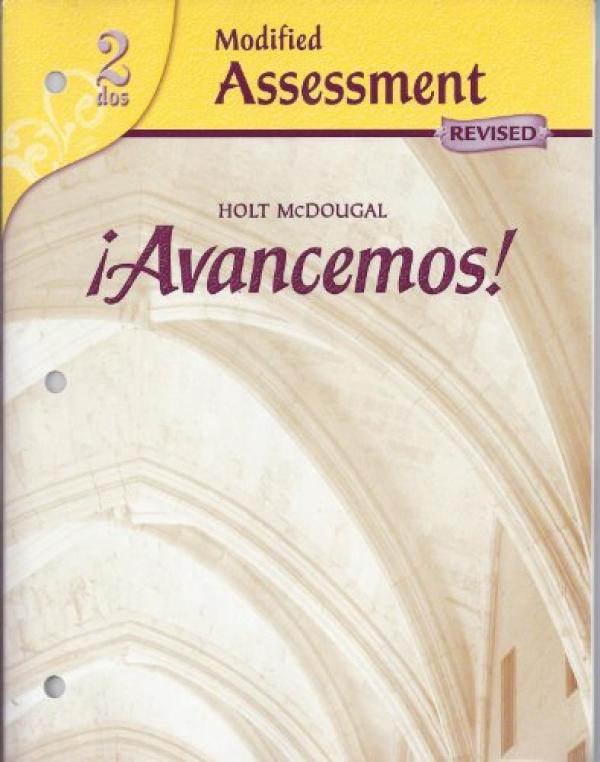 Avancemos Level 2 Modified Assessment