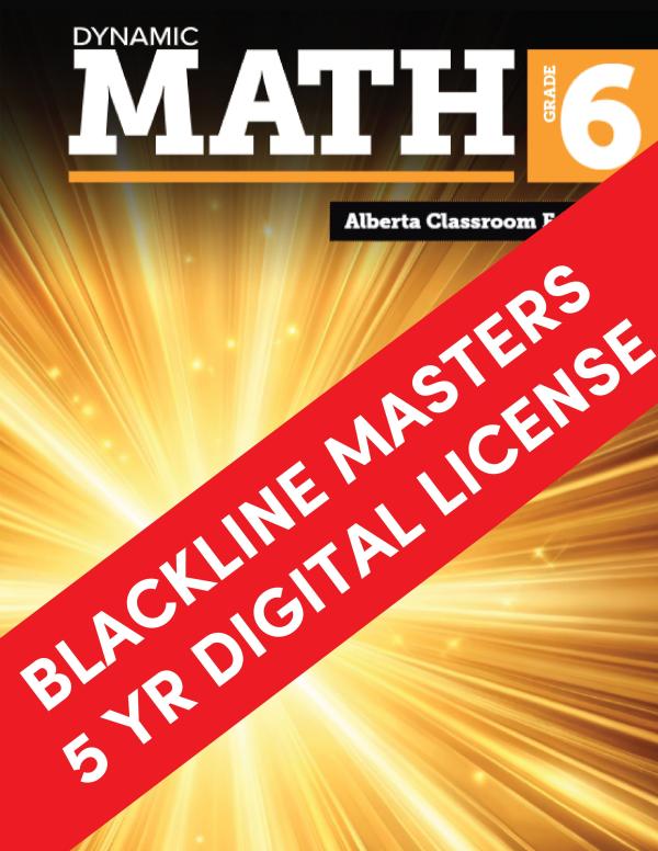 Dynamic Math GR 6 Ab Blackline Masters