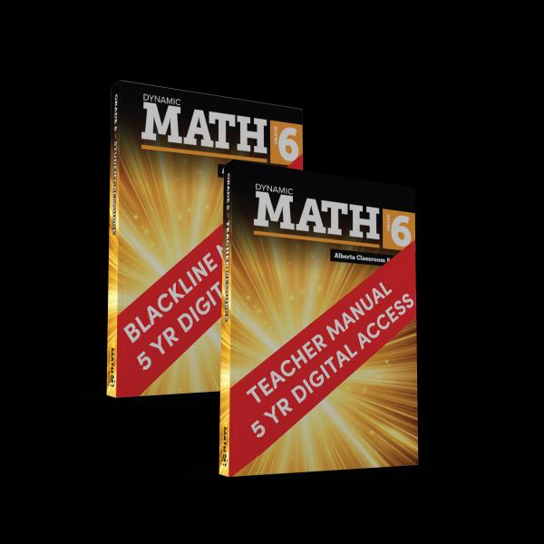 Dynamic Math Gr 6 AB TR & BLM Bundle