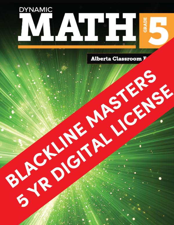 Dynamic Math GR 5 Ab Blackline Masters