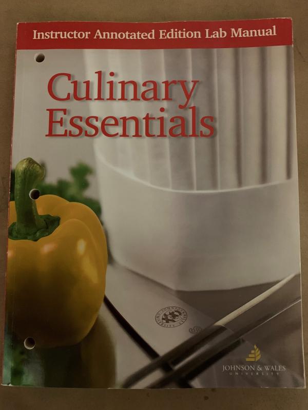 Culinary Essentials 2/E Lab Manual Te