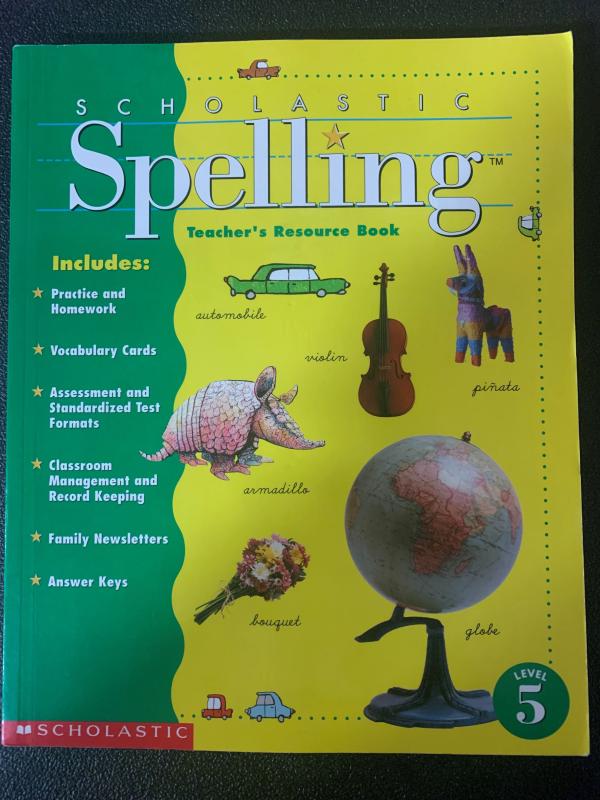 Scholastic Spelling Grade 5 TRB