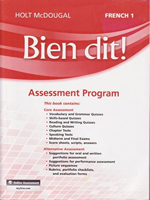 Bien Dit 1 (2013) Assessment Program