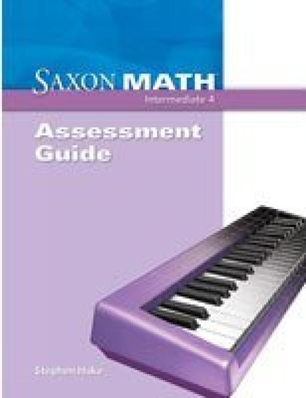 Saxon Math Intermediate 4: Assessments G