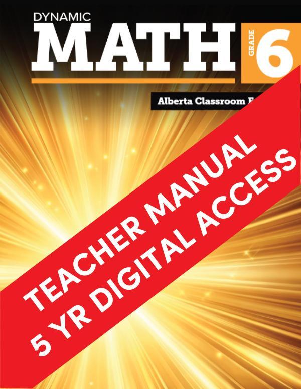 Dynamic Math GR 6 Ab Teacher's Resource