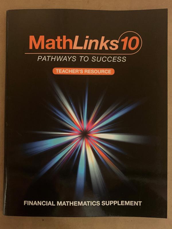 Mathlinks 10 Pathways to Success Teache