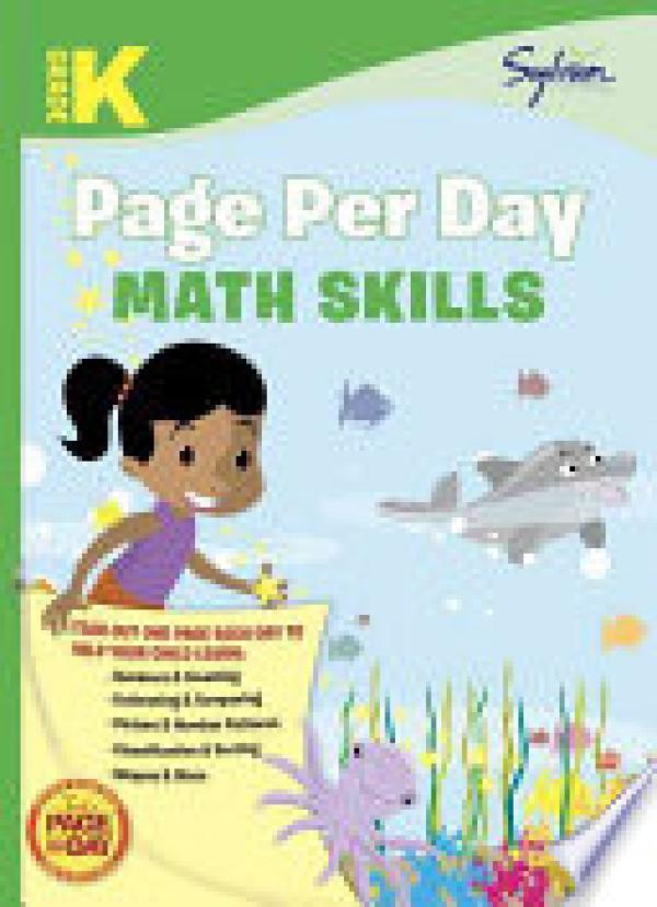 Kindergarten Page Per Day: Math Skills