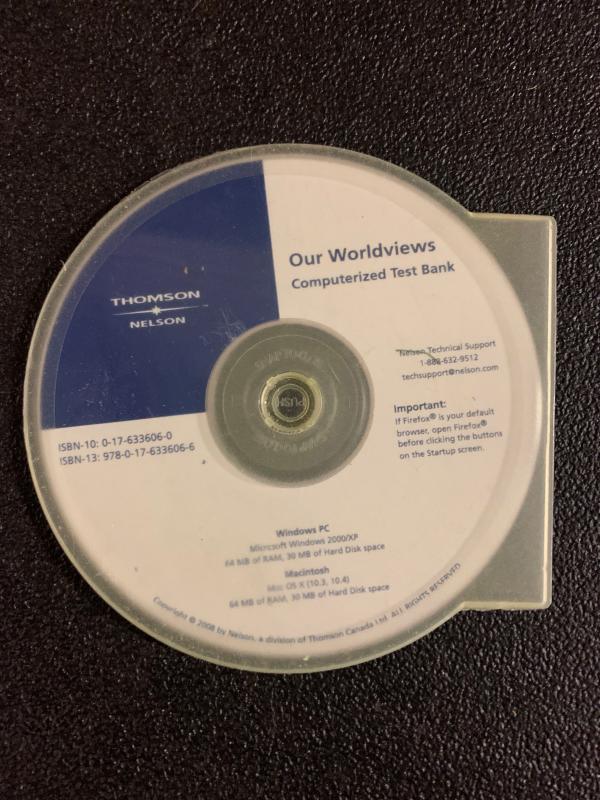 Our Worldviews Test Bank