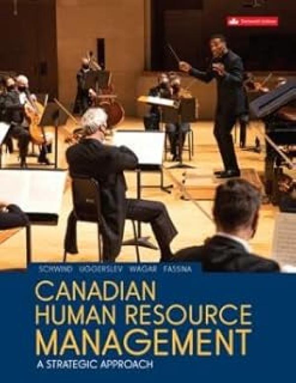 Canadian Human Resource Management 13/E