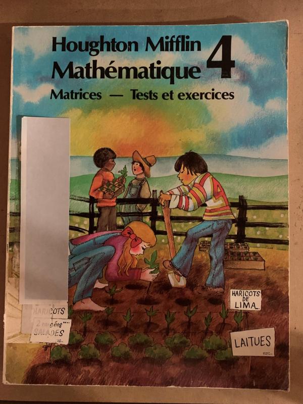 HM Mathematique 4 Tests Et Exercices