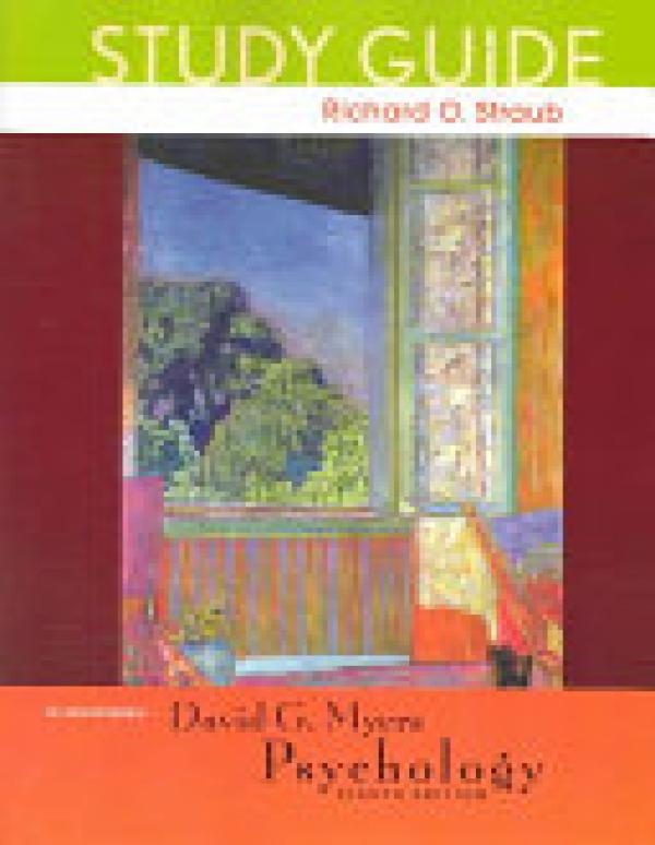 Psychology 8/E Study Guide