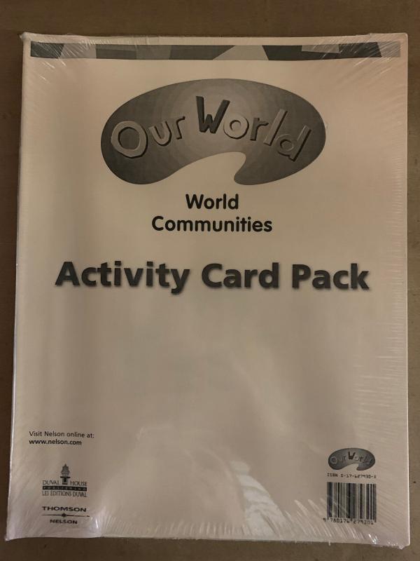 Our World GR 3 World Communities Activit