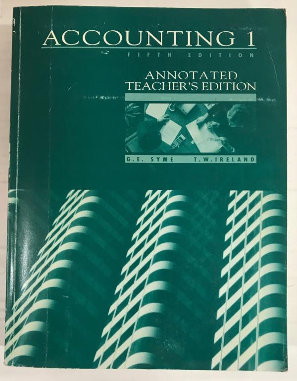 Accounting 1 5/E Annotated TAE