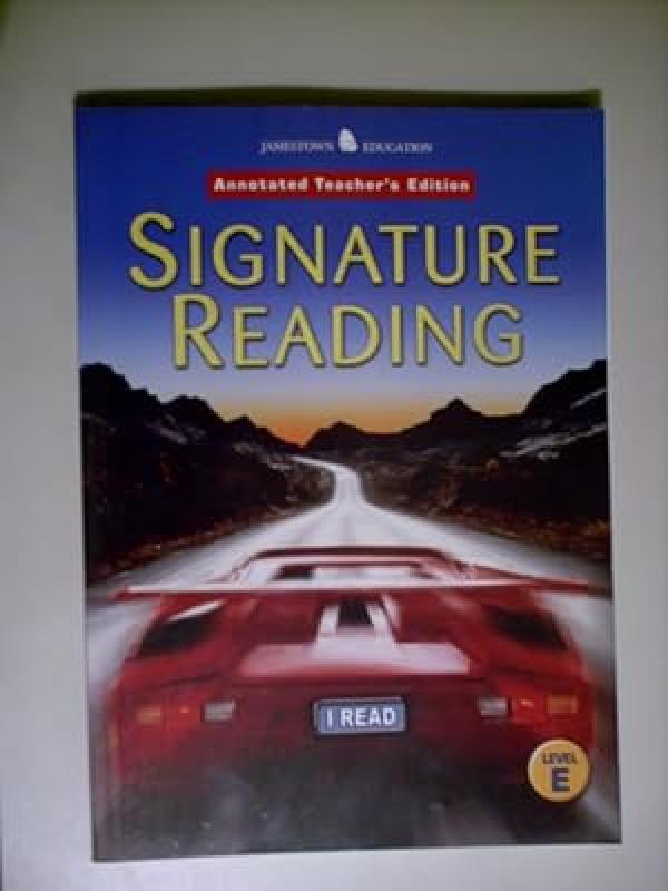 Signature Reading Level E Ate