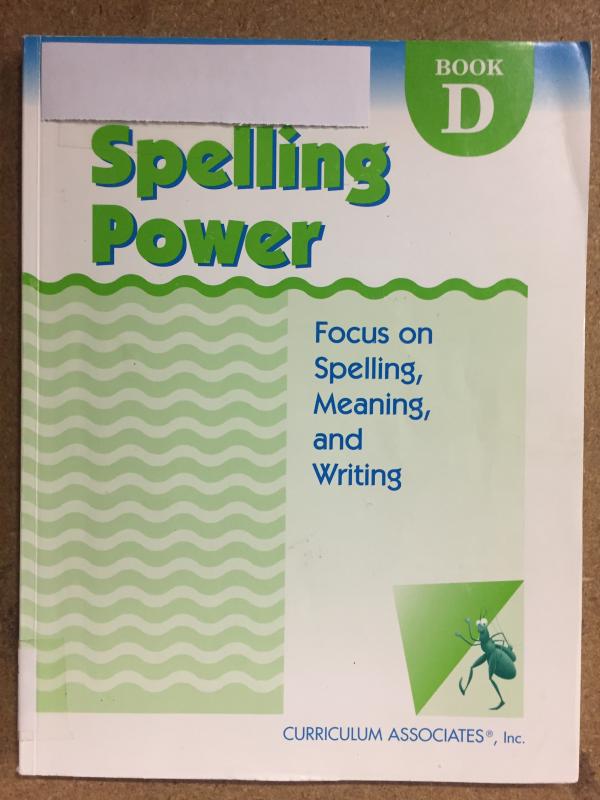 Spelling Power: Focus on Spelling LVL D