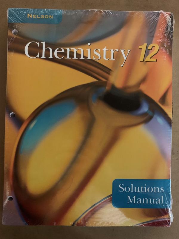Nelson Chemistry 12 Solutions Manual