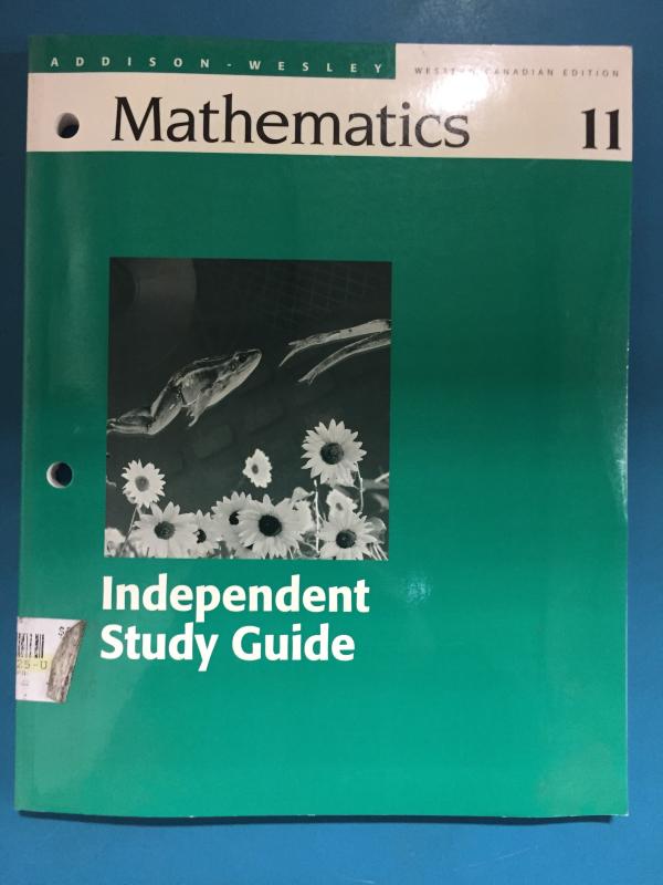 Aw Math 11 Wce Independent SG