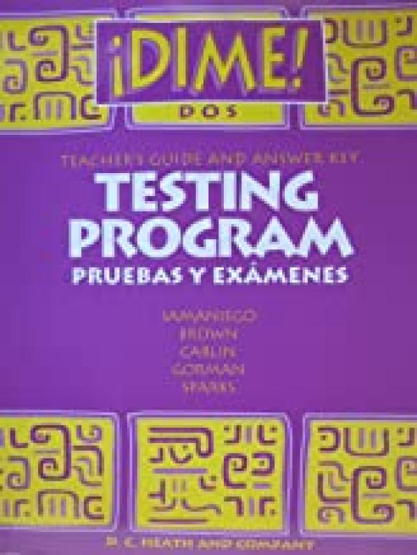 Dime DOS 1994 Testing Program TG & Ansky