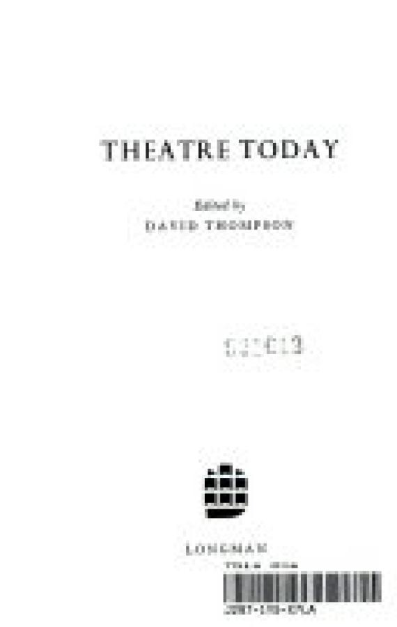 Theatre Today