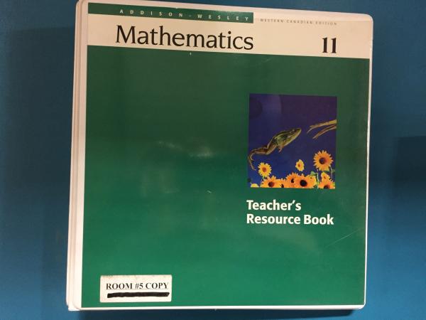 Aw Math 11 Wce Teacher's Resource