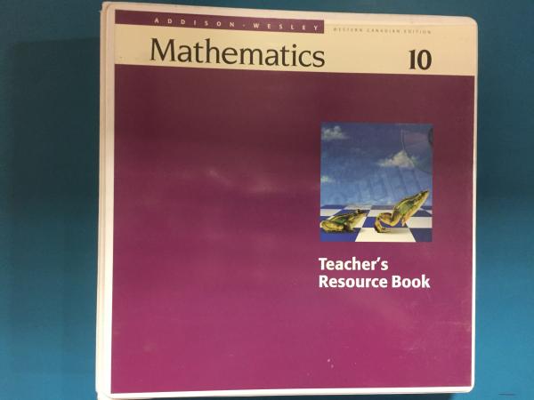 Aw Math 10 Wce Teachers Resource