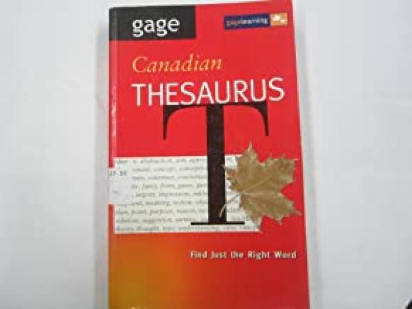 Gage Canadian Thesaurus 2/Ed