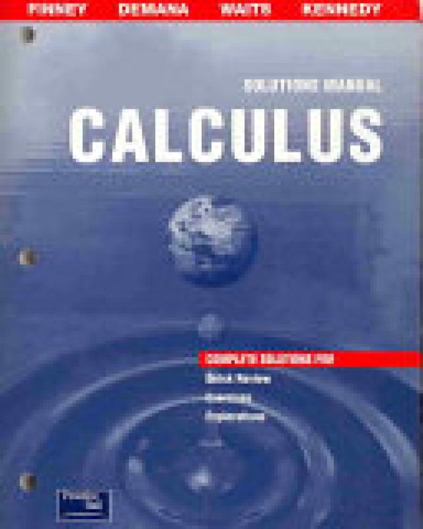 Calculus: Graphical Numerical Algeb Solm