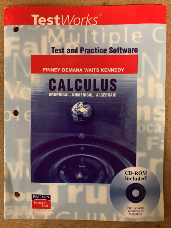 Calculus Graphical, Numerical, Test CD