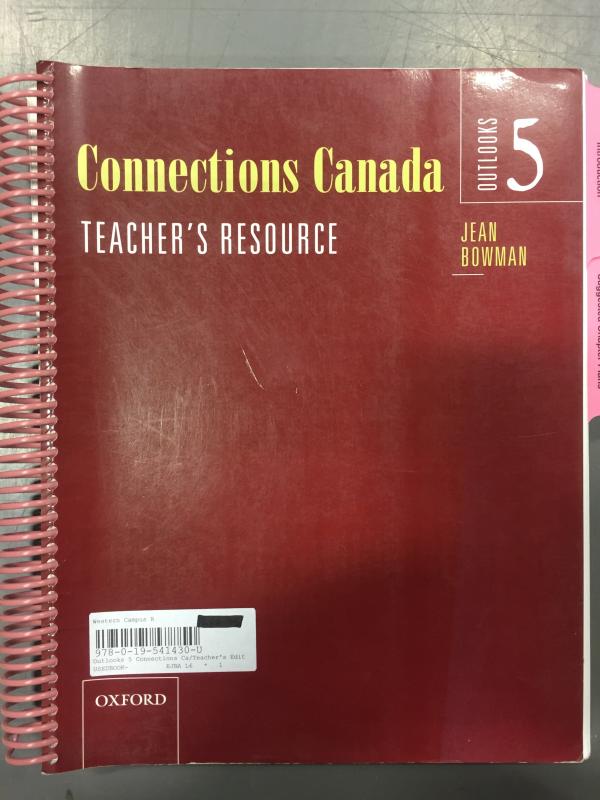 Outlooks 5 Connections Canada TRB