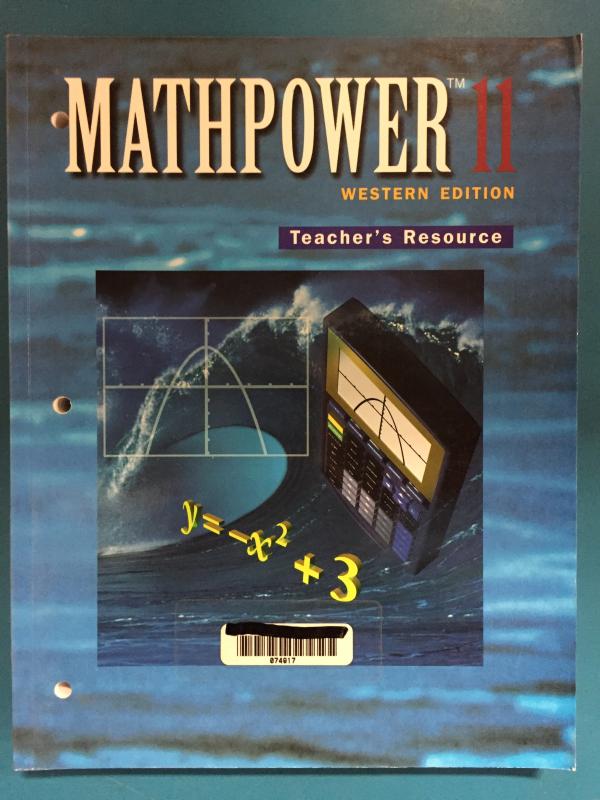 Math Power 11 Wce TR Book