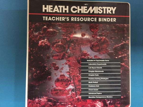 Heath Chemistry CDN/E TRB
