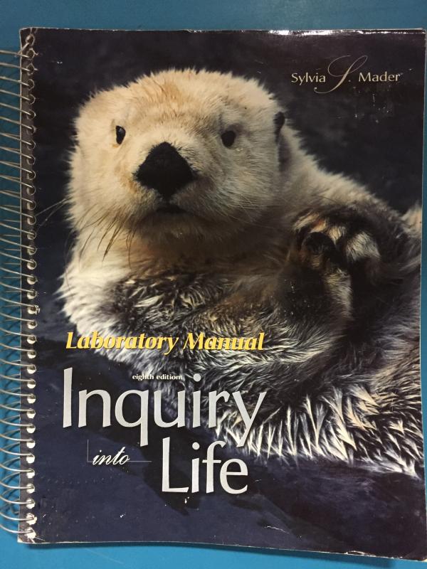 Inquiry into Life 8e Lab Manual