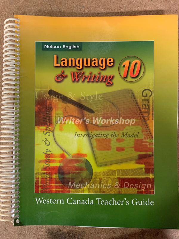 Language & Writing 10 TG Western CDN Ed