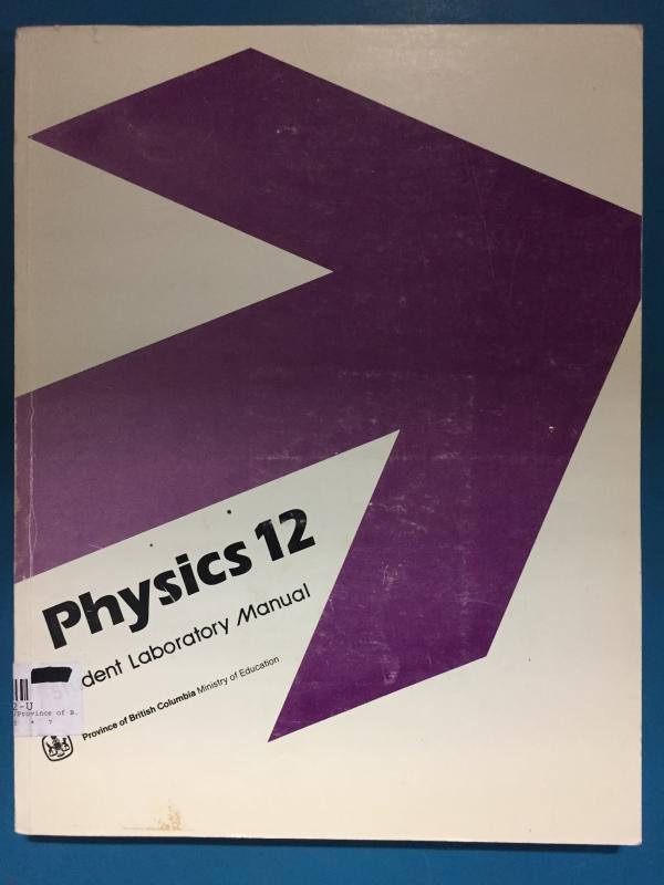 Physics 12 Student Lab Manual