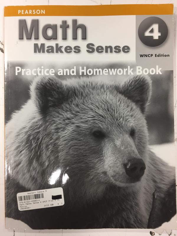 Math Makes Sense 4 WNCP Prac & HW