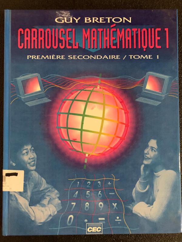 Carrousel Math 1 Tome 1
