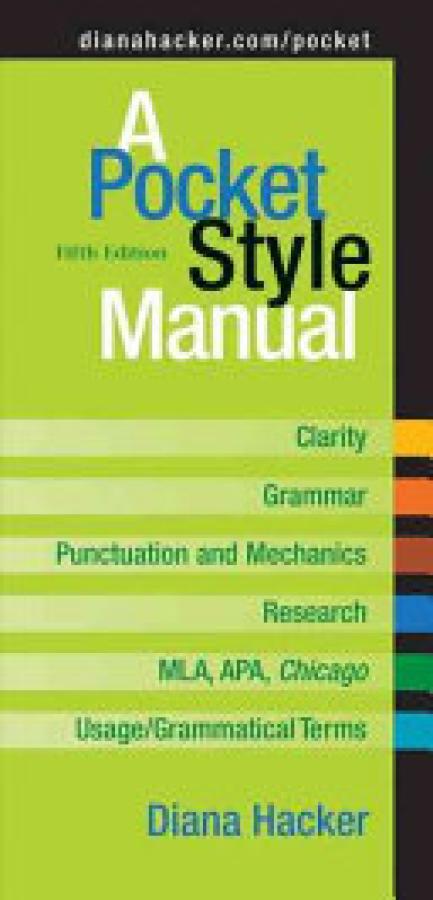 Pocket Style Manual,A 5th Edition