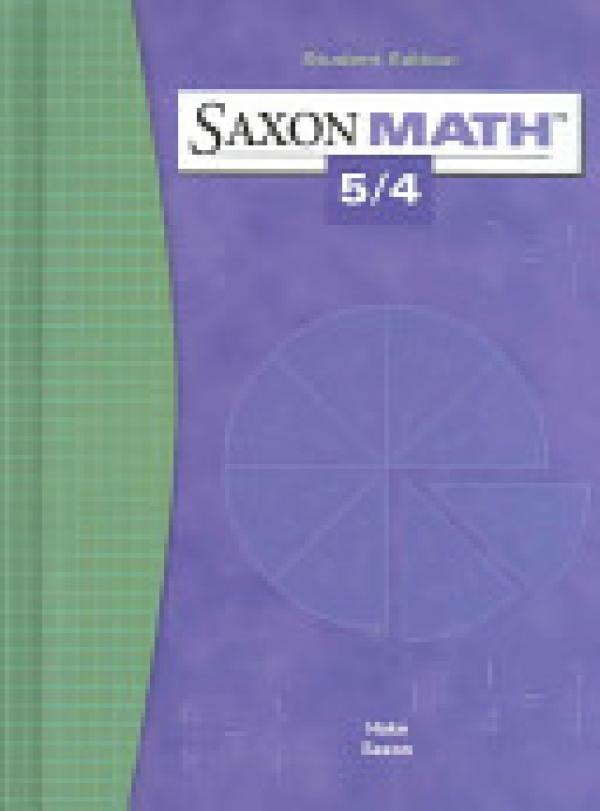 Saxon Math 5/4 Student Text 3/E
