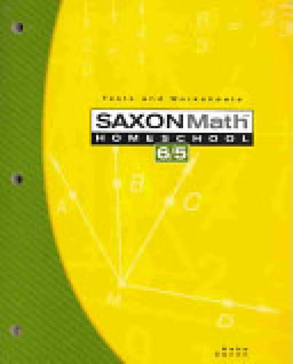 Saxon Math Homeschool 6/5: Tests and Wor