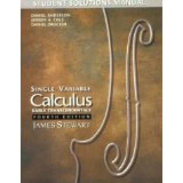 Calculus: Early Transcendentals 4/E SSM